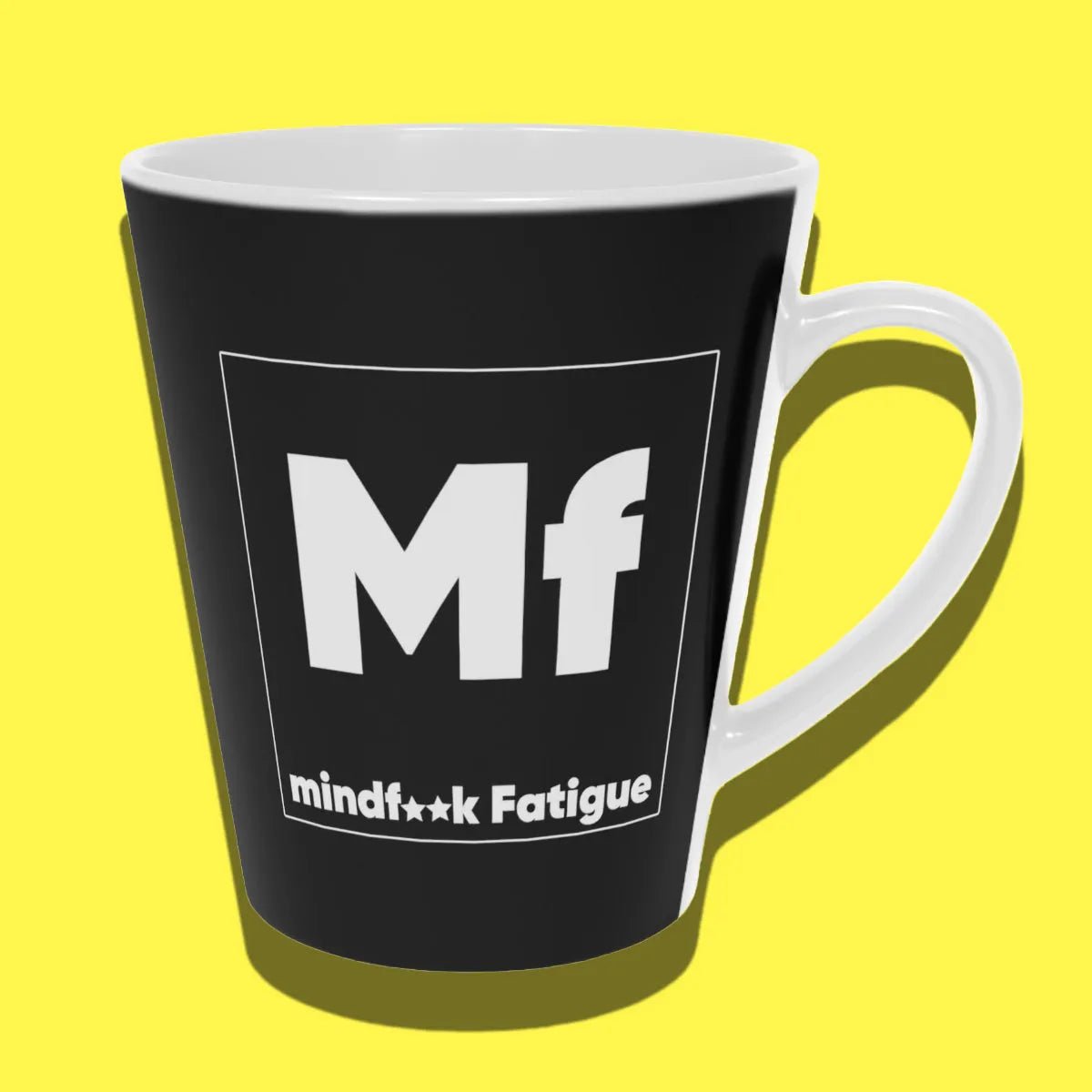 Mind F Fatigue 12oz Science Latte Mug Black - Mind F Fatigue